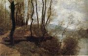 Corot Camille Path on the Rlo Sweden oil painting artist
